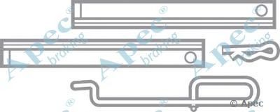APEC BRAKING kit283 -  Комплектующие, тормозные колодки